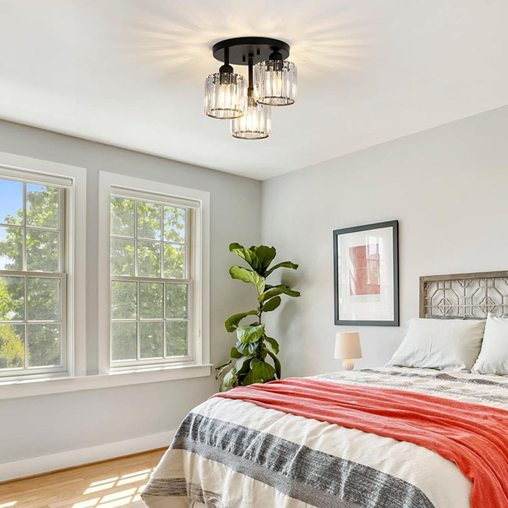 Elegant Prism Flush Mount Ceiling Light