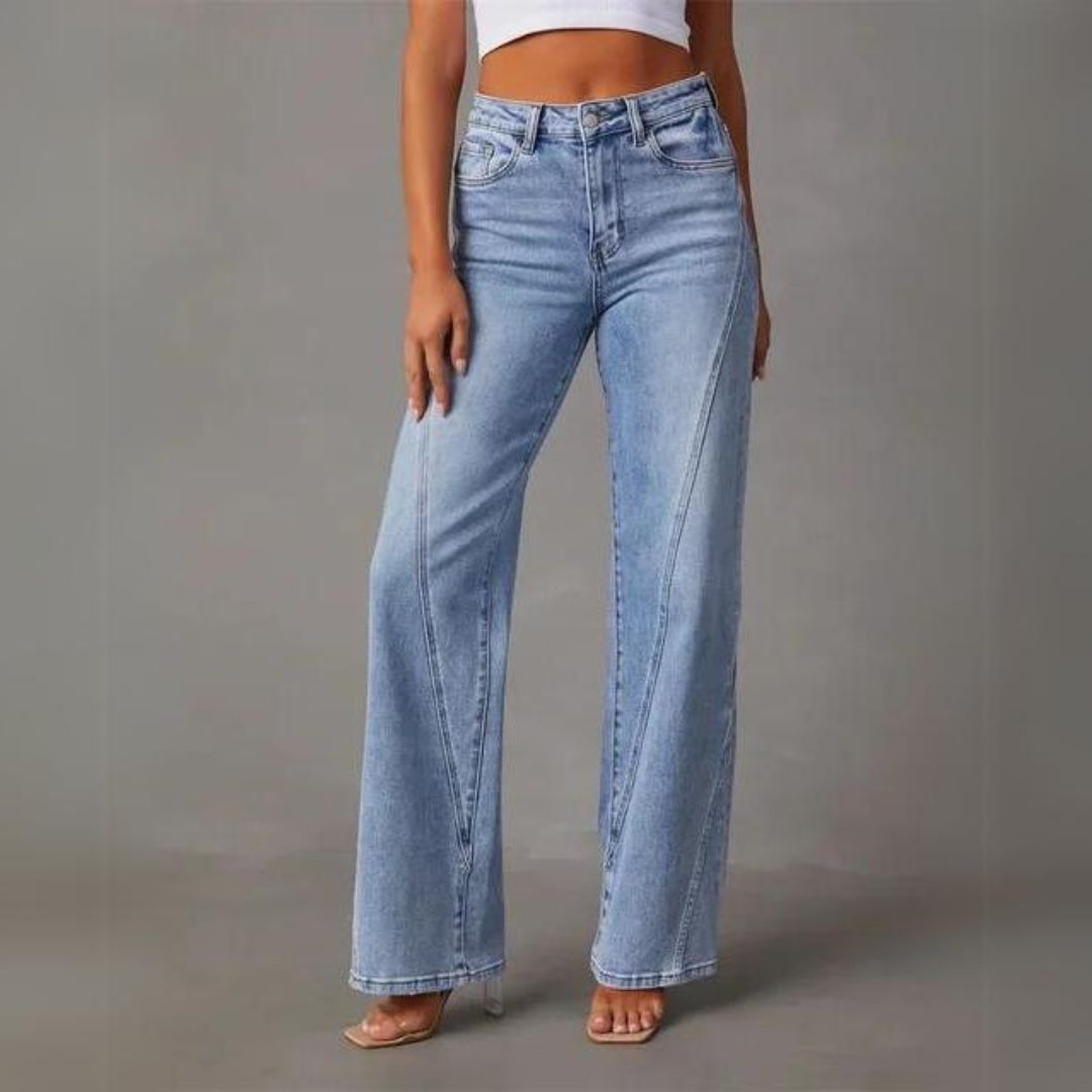Women's Low Waist Straight Cut Jeans | Classic