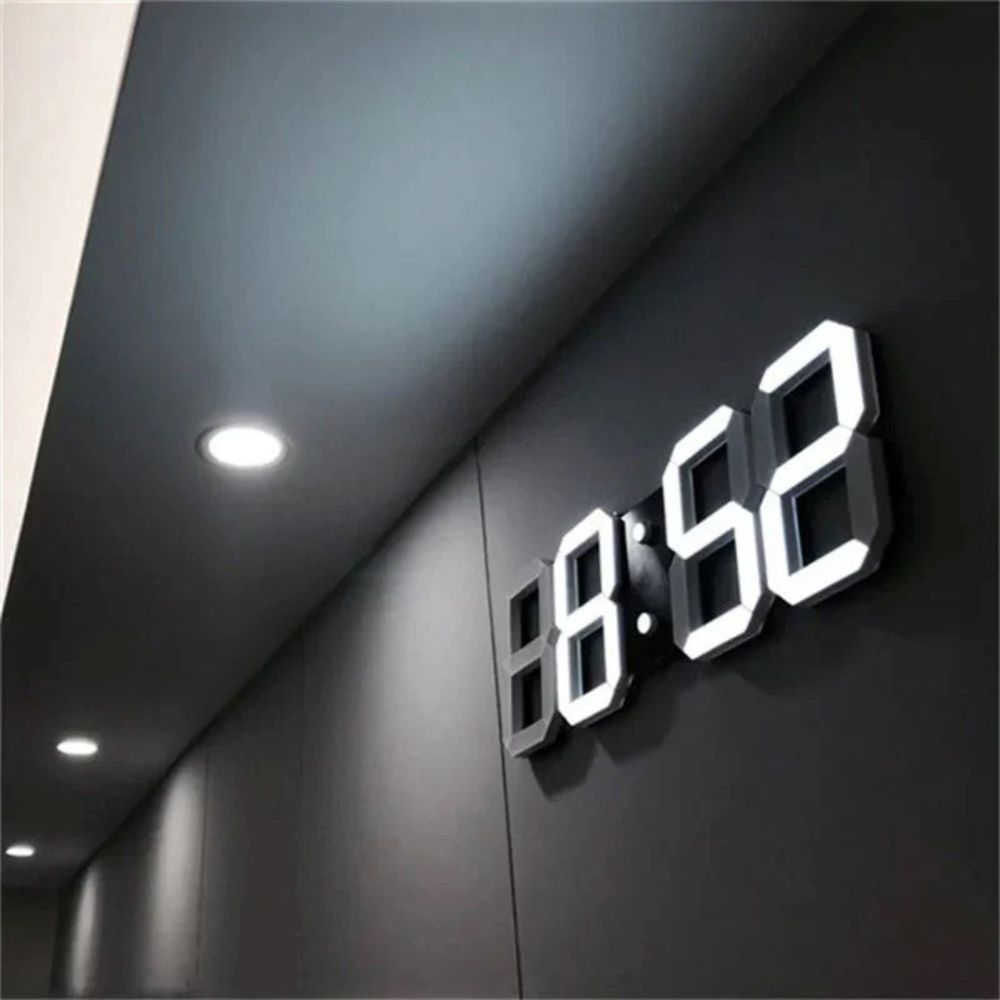 Minimalist LED Digital Wall Clock