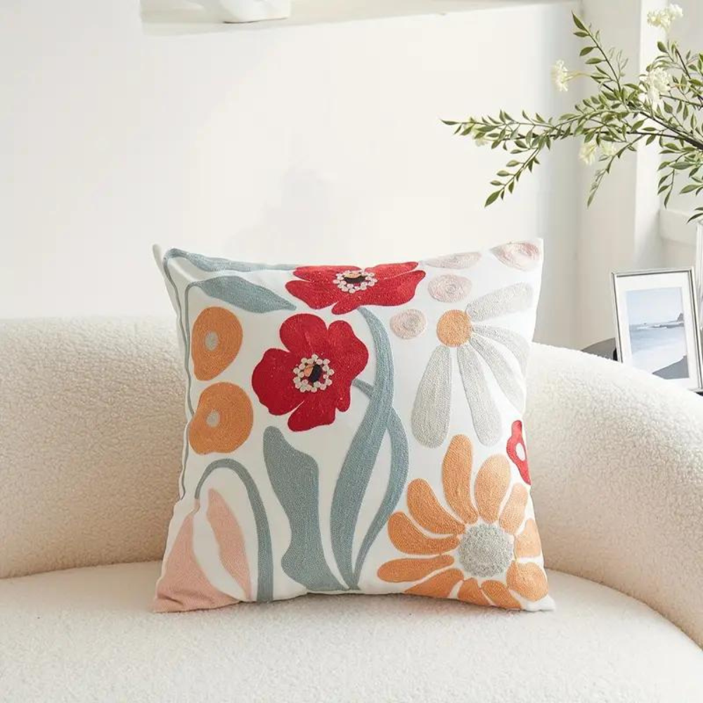 Nature Inspired Soft Decorative Cushion Cover