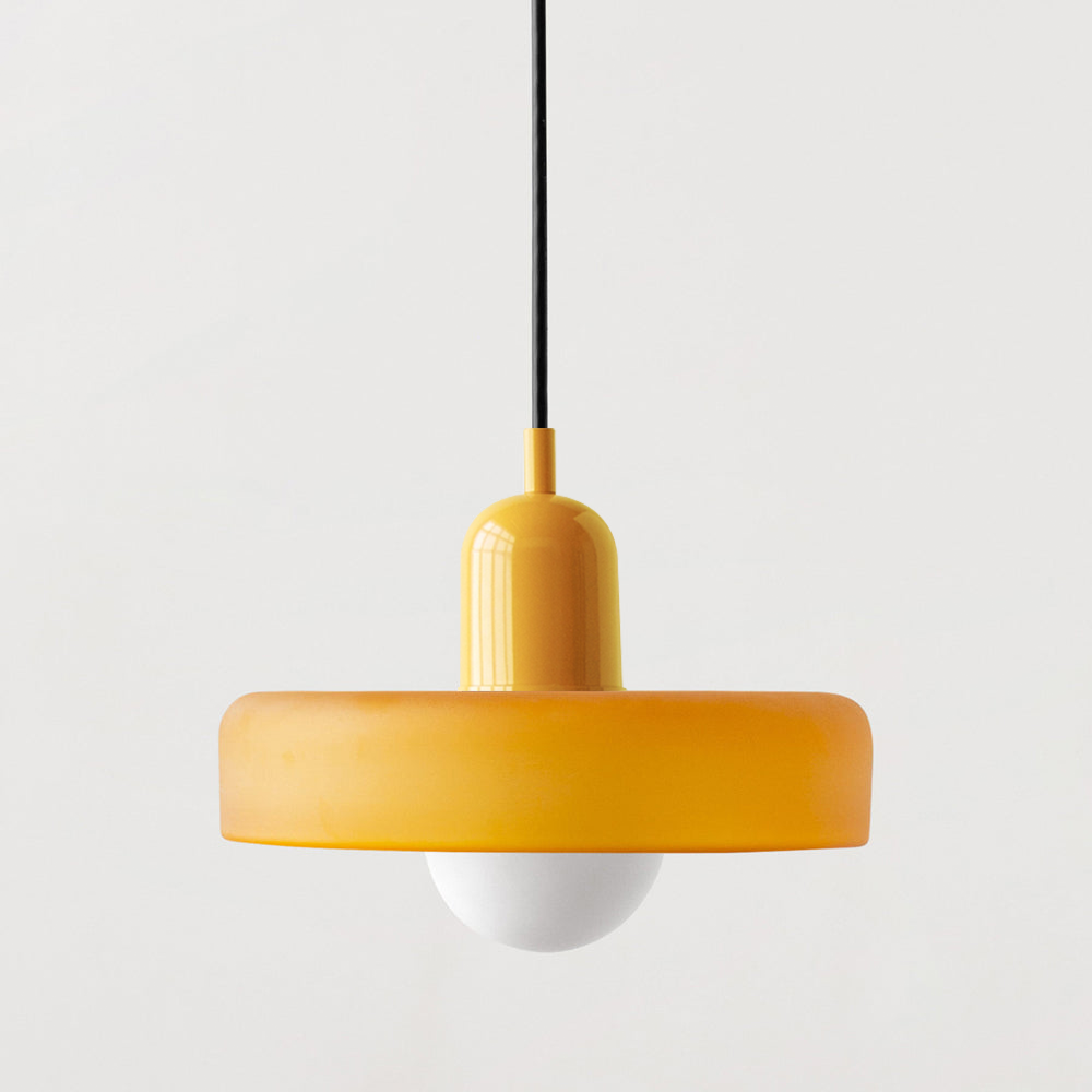 Variant image for Colorful Glass Pendant Lamp with Adjustable Suspension for Kitchen Lighting-22