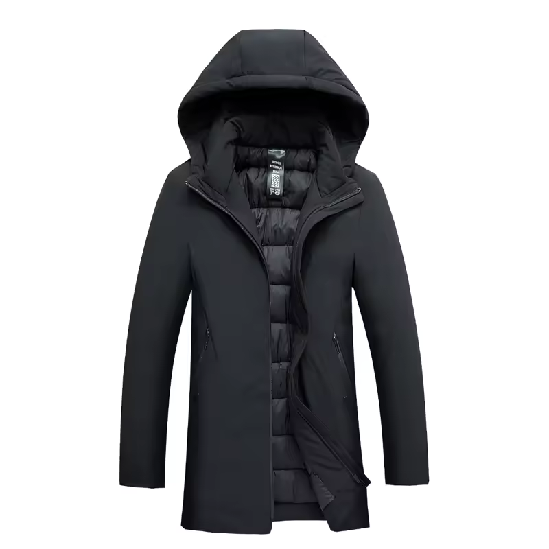 Men's Warm Winter Jacket | Hooded