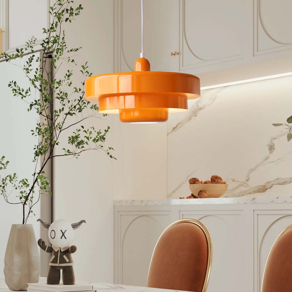 Retro Pendant Light with a Creative Twist