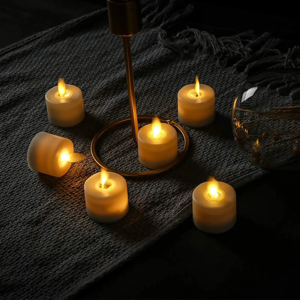 Remote-Controlled Flameless LED Candle Set