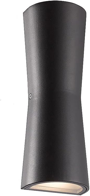 Modern Cylindrical Dual-Glow Outdoor LED Wall Lamp