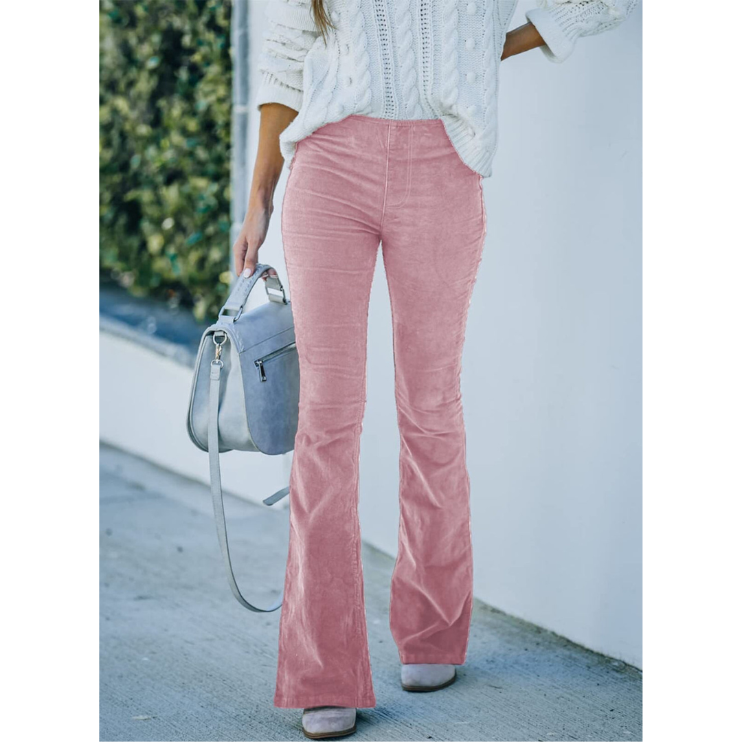 Women's Corduroy High Waisted Wide Leg Pants | Casual