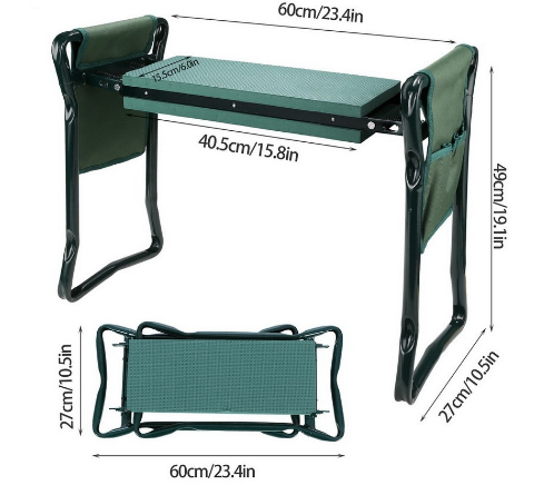 All-in-One Foldable Seat & Tool Tote