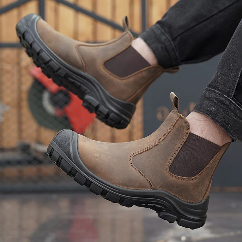 Men's Ankle Chelsea Winter Boots | Elastic