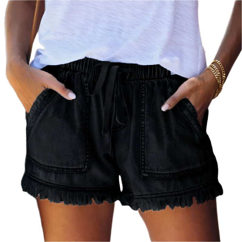 Women's Stylish Mini High Waisted Beach Shorts | Summer