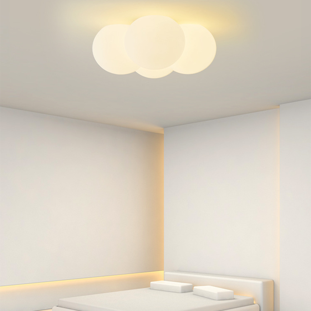 Cozy Cloud-Inspired LED Ceiling Lights