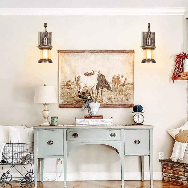 Vintage Industrial Indoor Wall Sconce