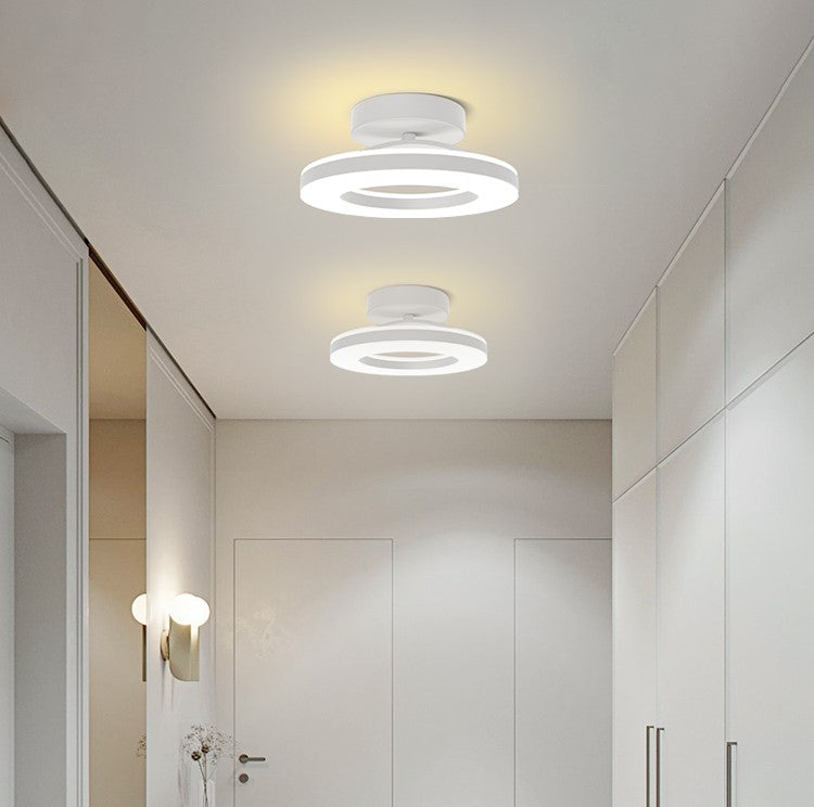 Modern Round LED Ceiling Light for Stylish Hallways