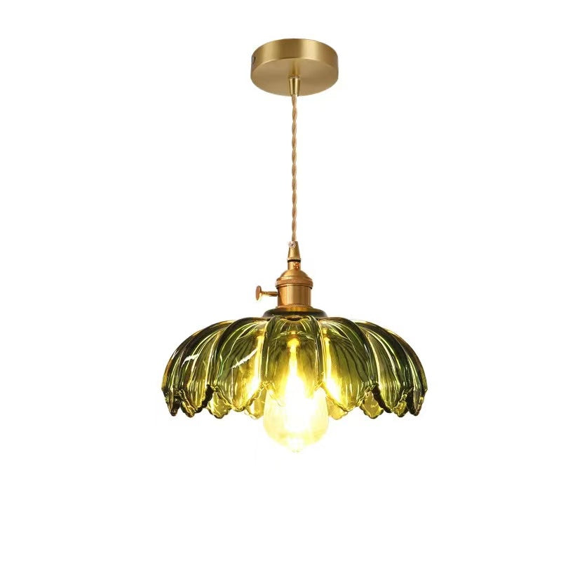 Petal Charm Glazed Pendant Light