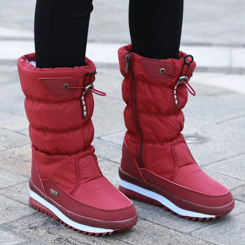Women's Warm Winter Boots | Zip Up