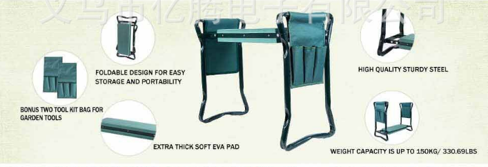 All-in-One Foldable Seat & Tool Tote