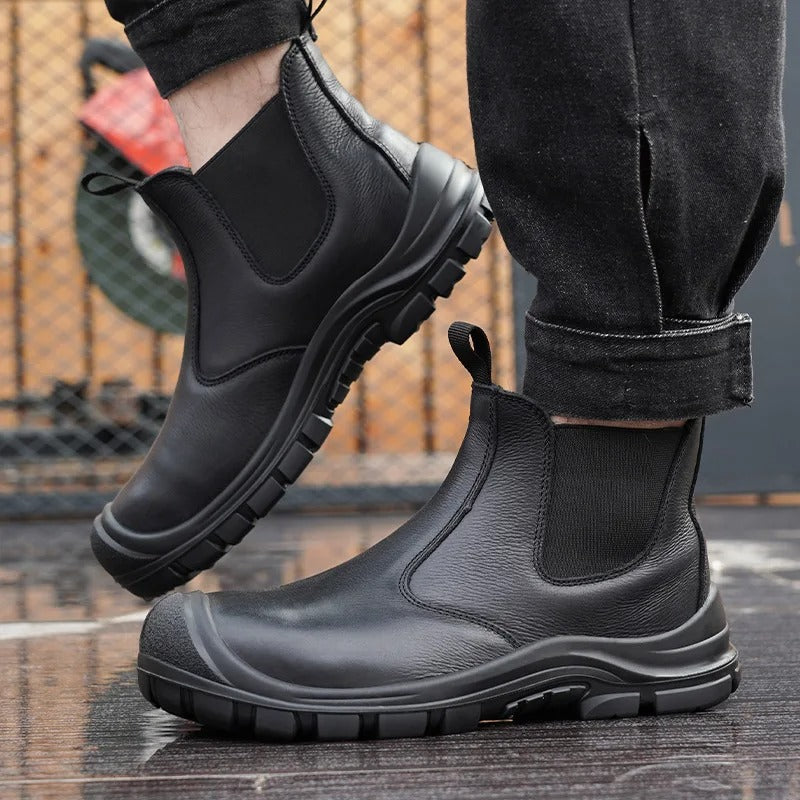 Men's Ankle Chelsea Winter Boots | Elastic