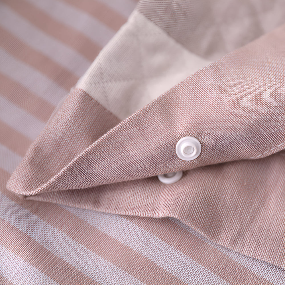 Modern Check & Stripe Pillowcase