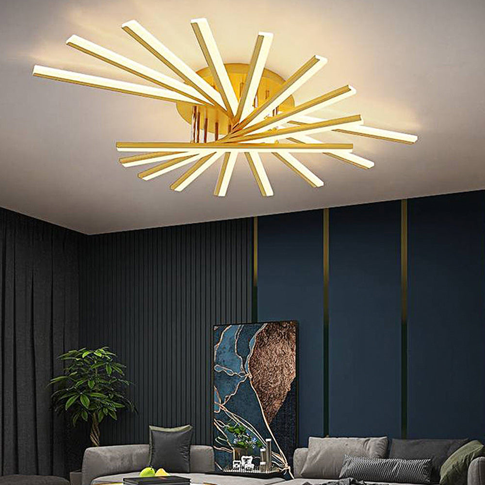 Sleek Nordic-Inspired LED Ceiling Light