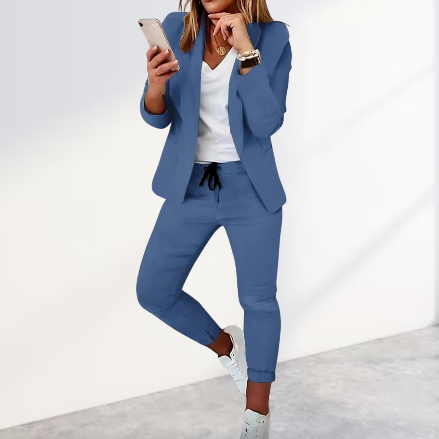 Women's Formal Blazer & Pants Set | Two Piece