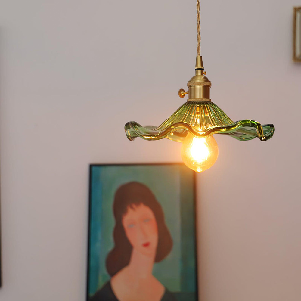 Elegant Hibiscus Flower Pendant Light