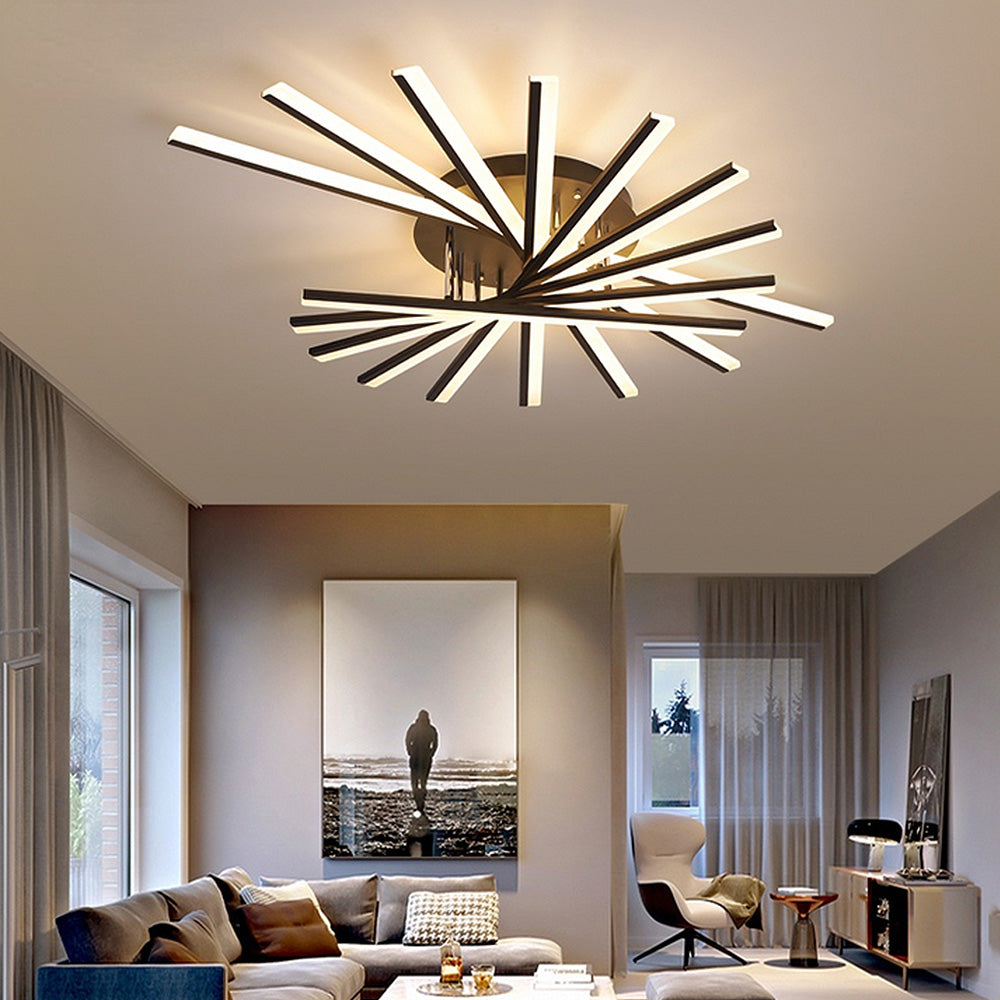 Sleek Nordic-Inspired LED Ceiling Light