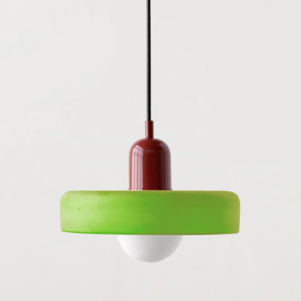 Variant image for Colorful Glass Pendant Lamp with Adjustable Suspension for Kitchen Lighting-2