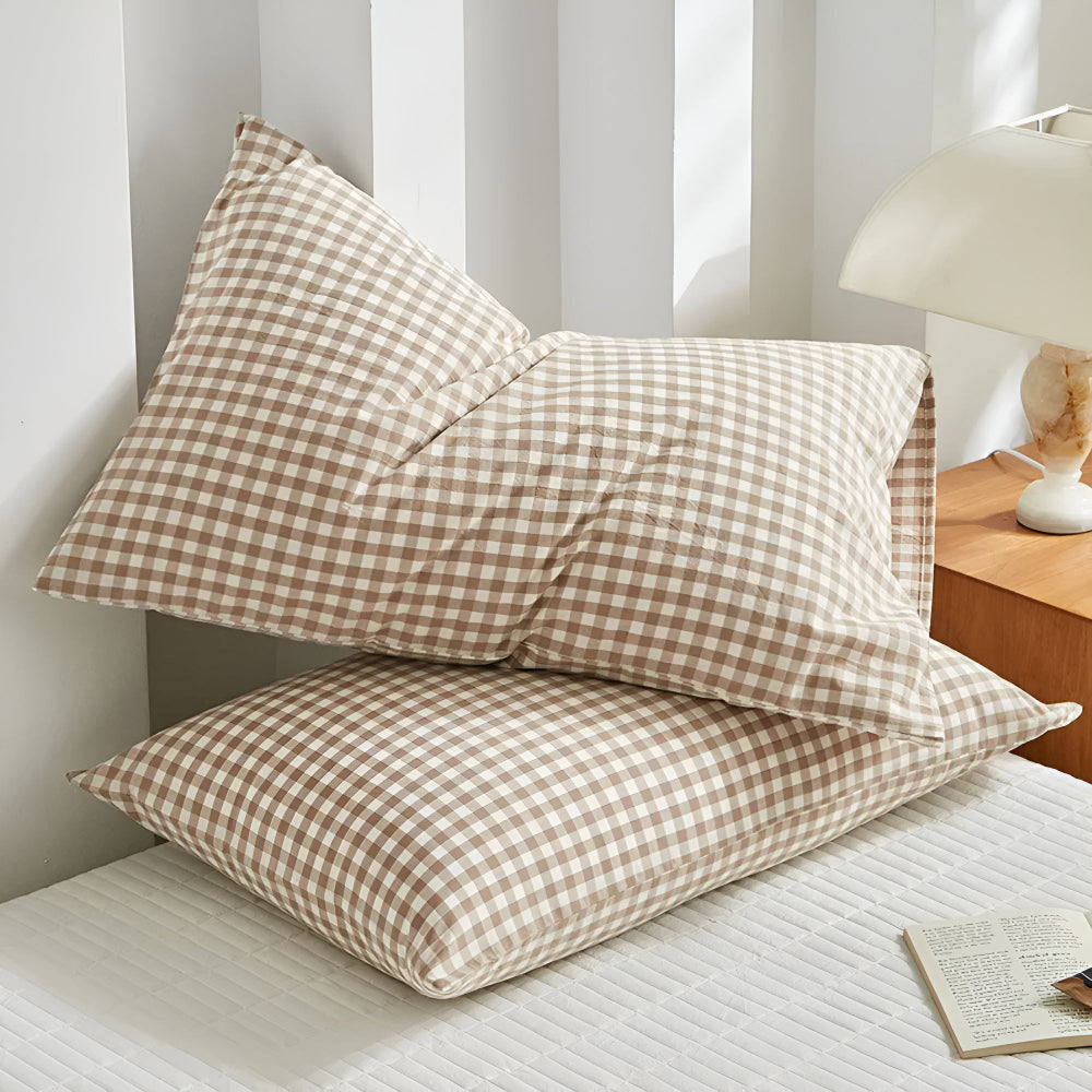 Cozy & Soft Touch Checkered Pillowcase