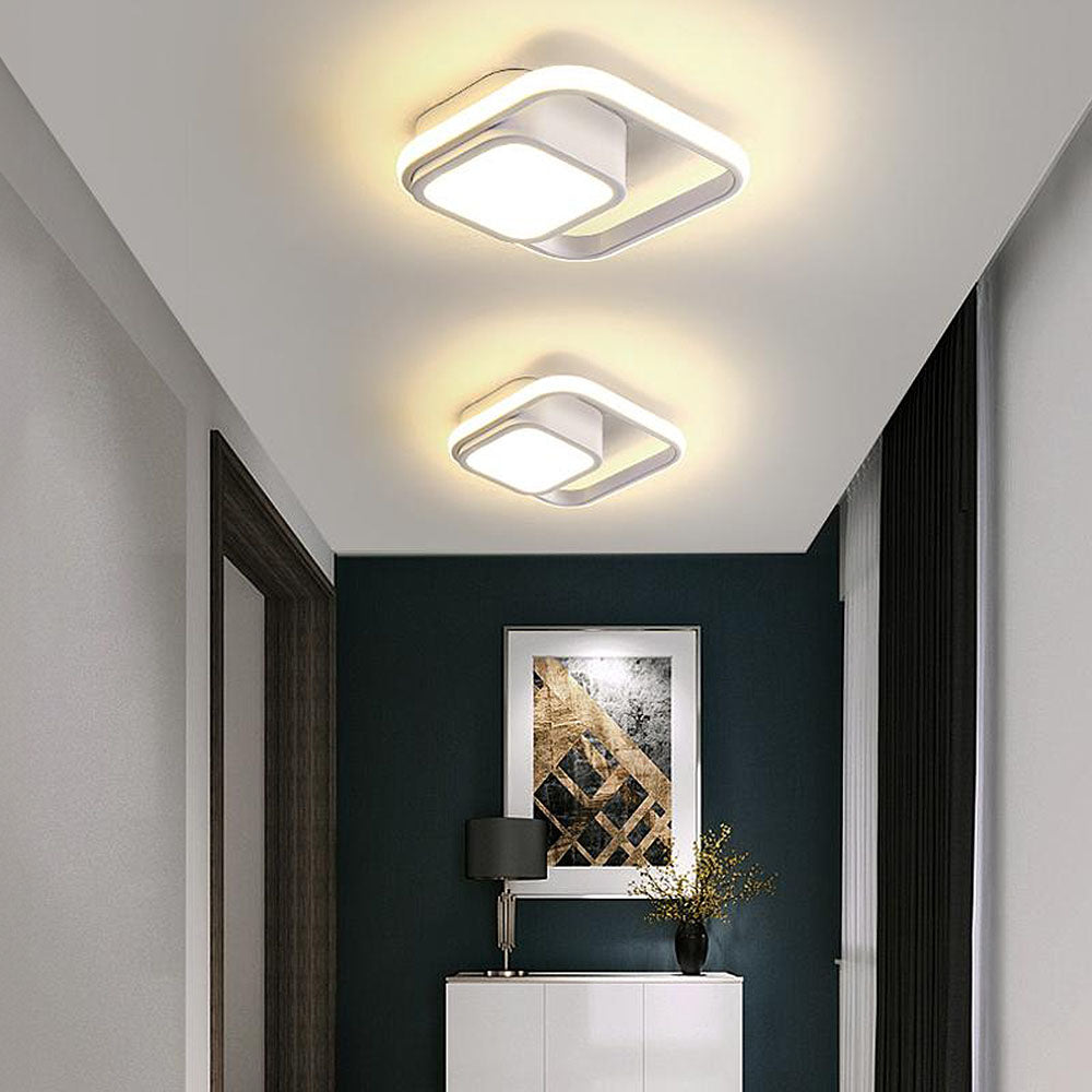 Modern Minimalist Halo Duo Ceiling Light