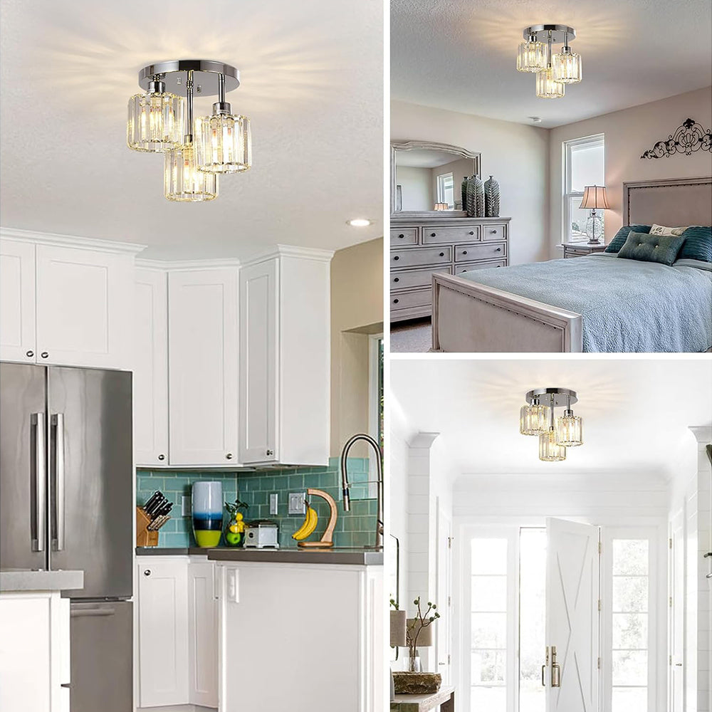 Elegant Prism Flush Mount Ceiling Light