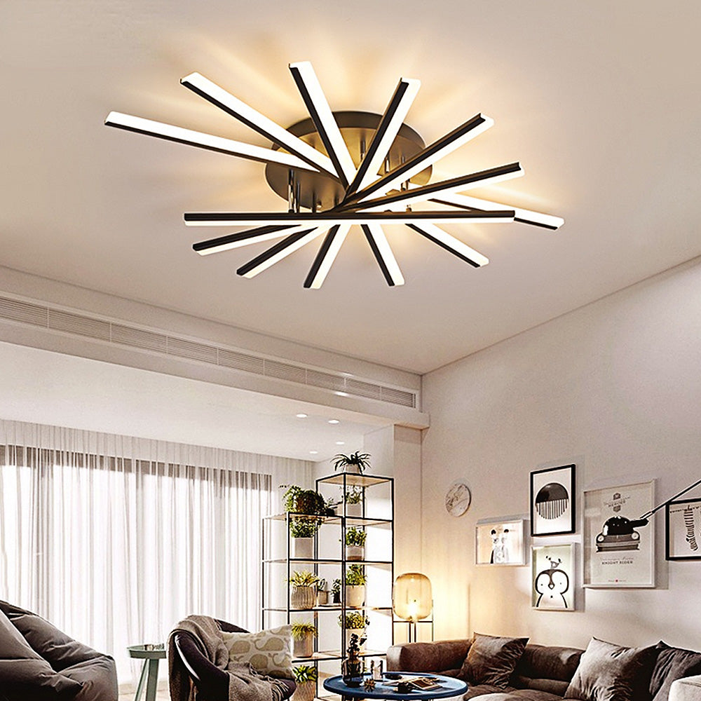 Sleek Nordic-Inspired LED Ceiling Light