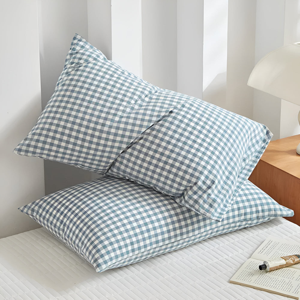 Cozy & Soft Touch Checkered Pillowcase
