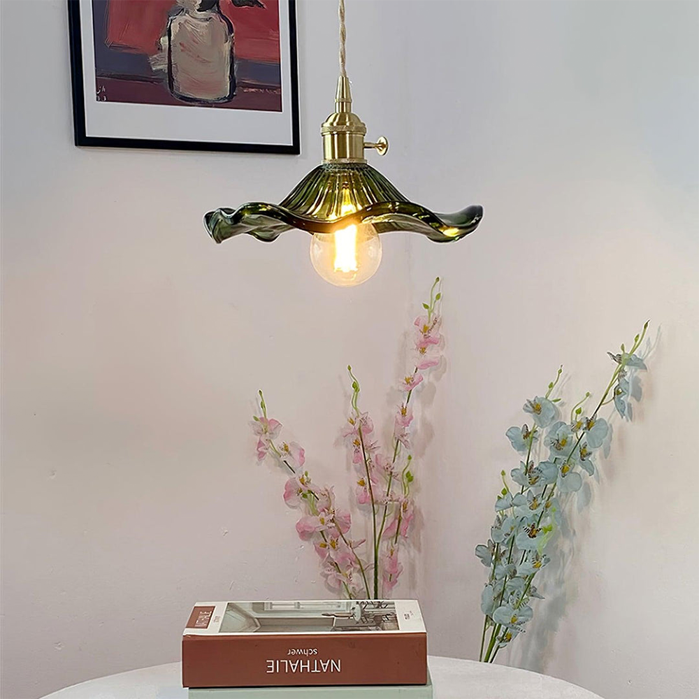 Elegant Hibiscus Flower Pendant Light