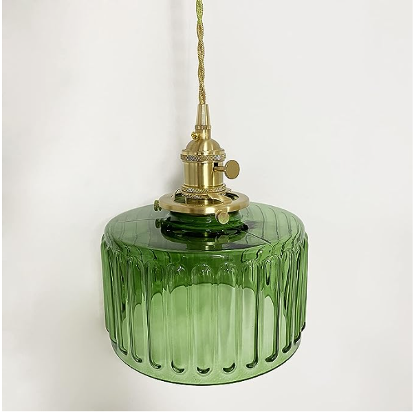 Glass Veil Pendant Light with Timeless Cut Design