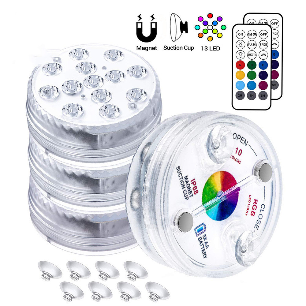 Remote-Controlled Submersible LED Lights