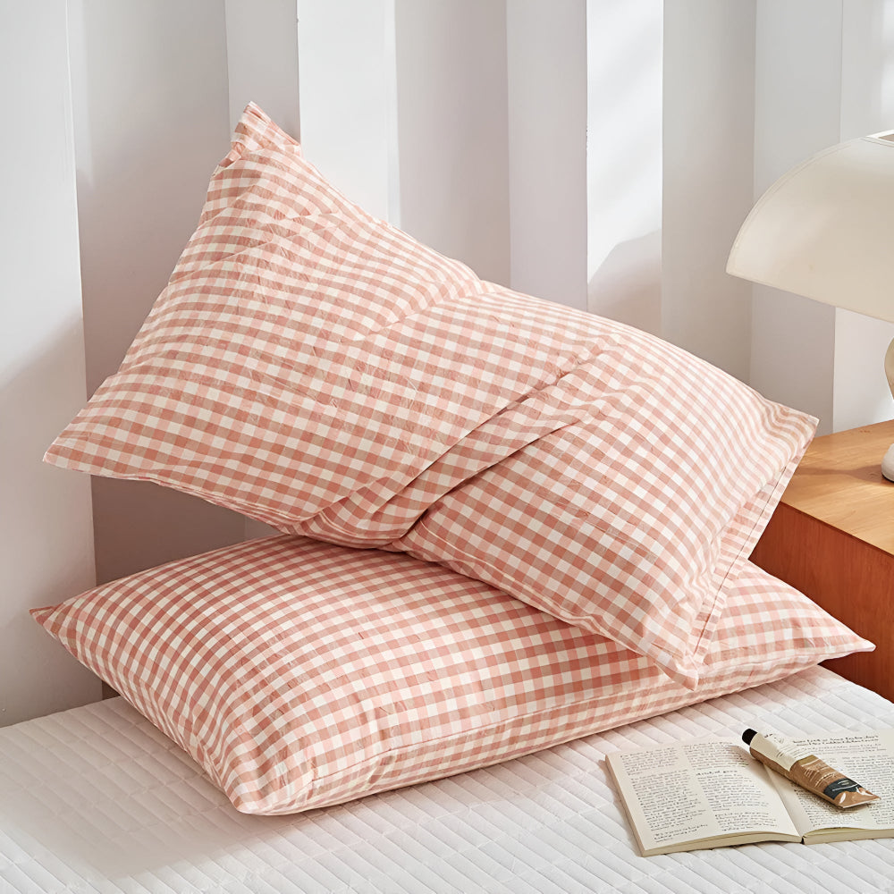 Cozy & Soft Touch Checkered Pillowcase