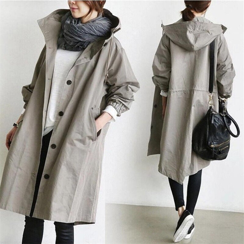 Women's Warm Trench Coat | Winter