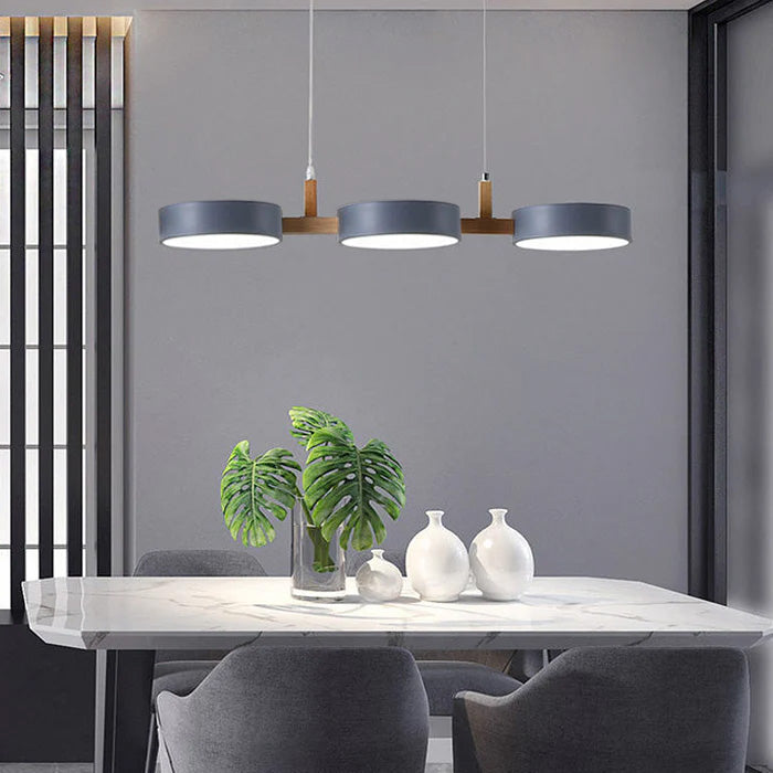 Sleek Geometry Multi-Pendant Light