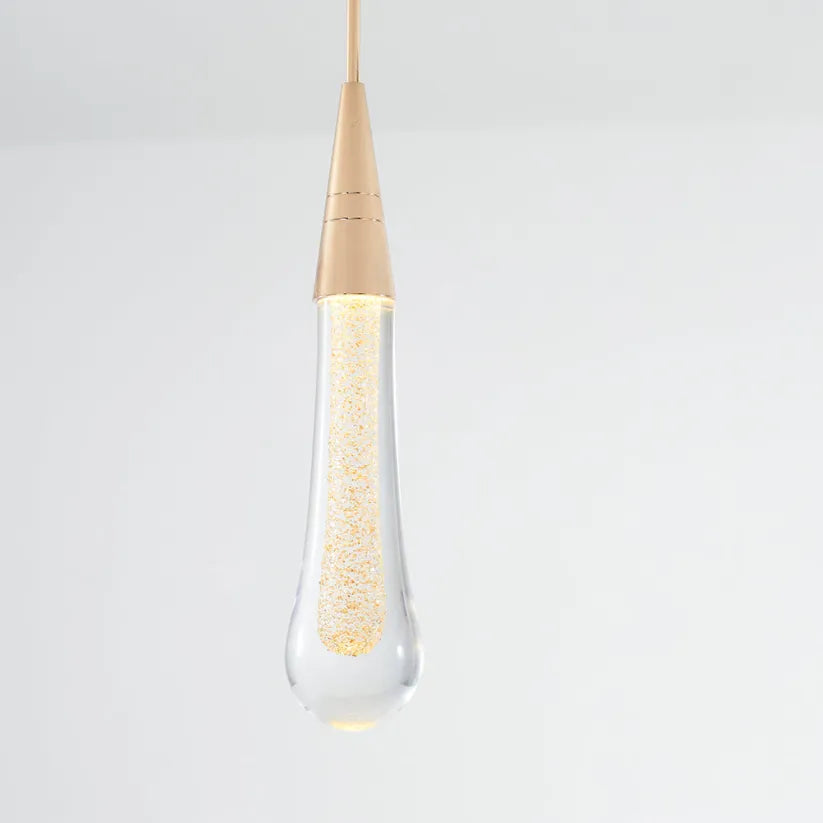 Teardrop Shaped Hanging Pendant Light