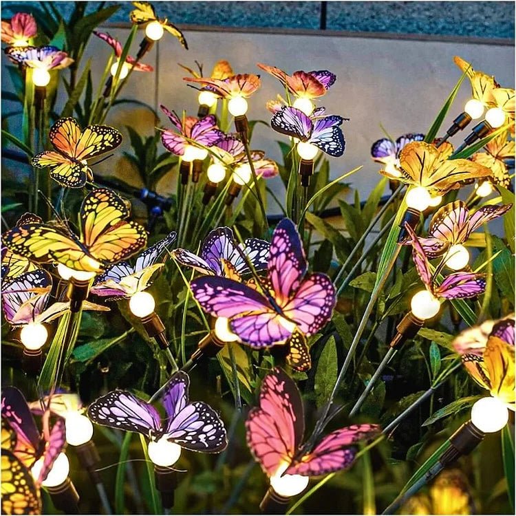 Enchanting Solar Garden LED Butterfly Outdoor Decor