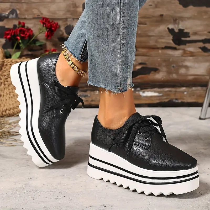 Women's Lace Up Shoes | Wedge