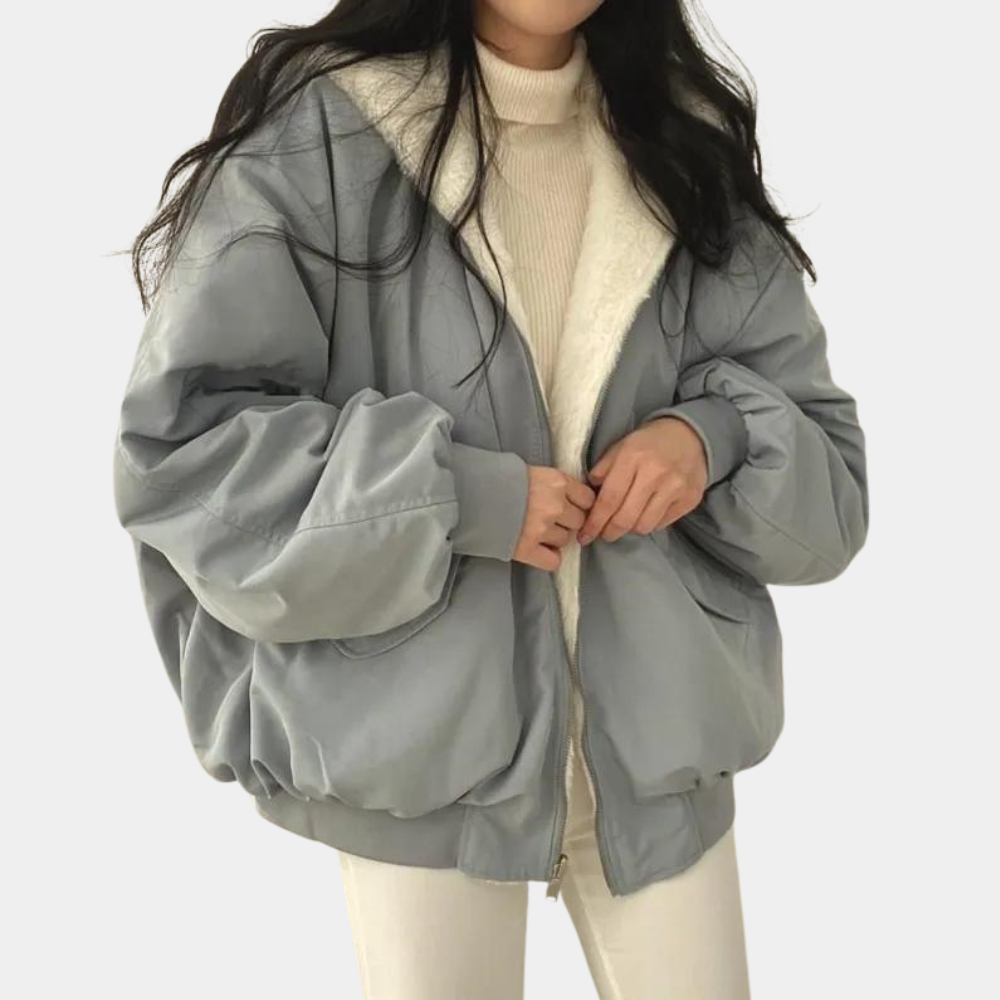 Women's Winter Oversized Jacket | Zip Up