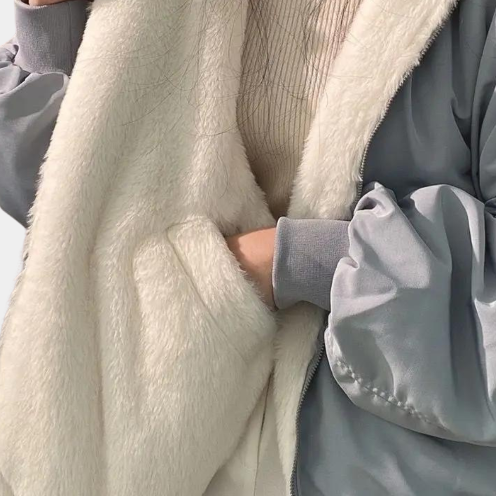 Women's Winter Oversized Jacket | Zip Up