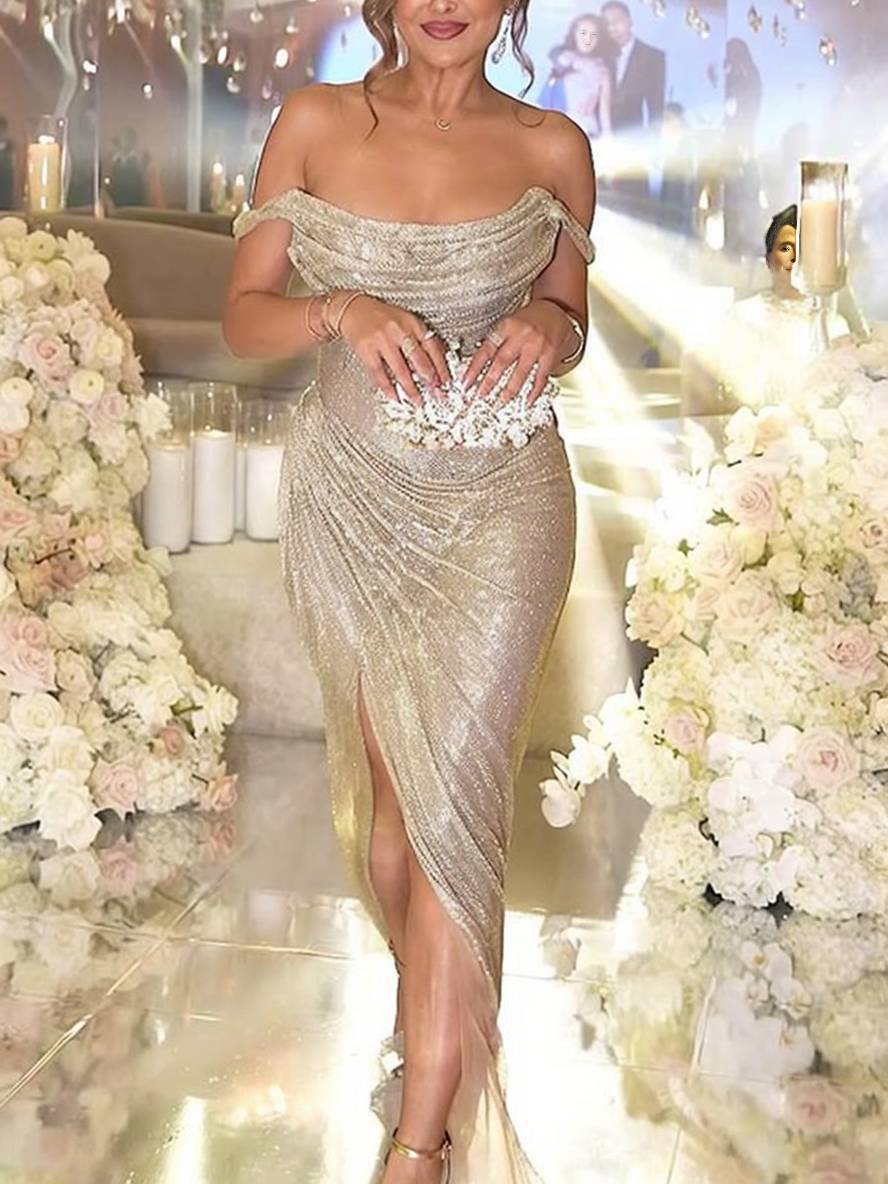 Women's Stunning Evening Wedding Guest Dress | Maxi