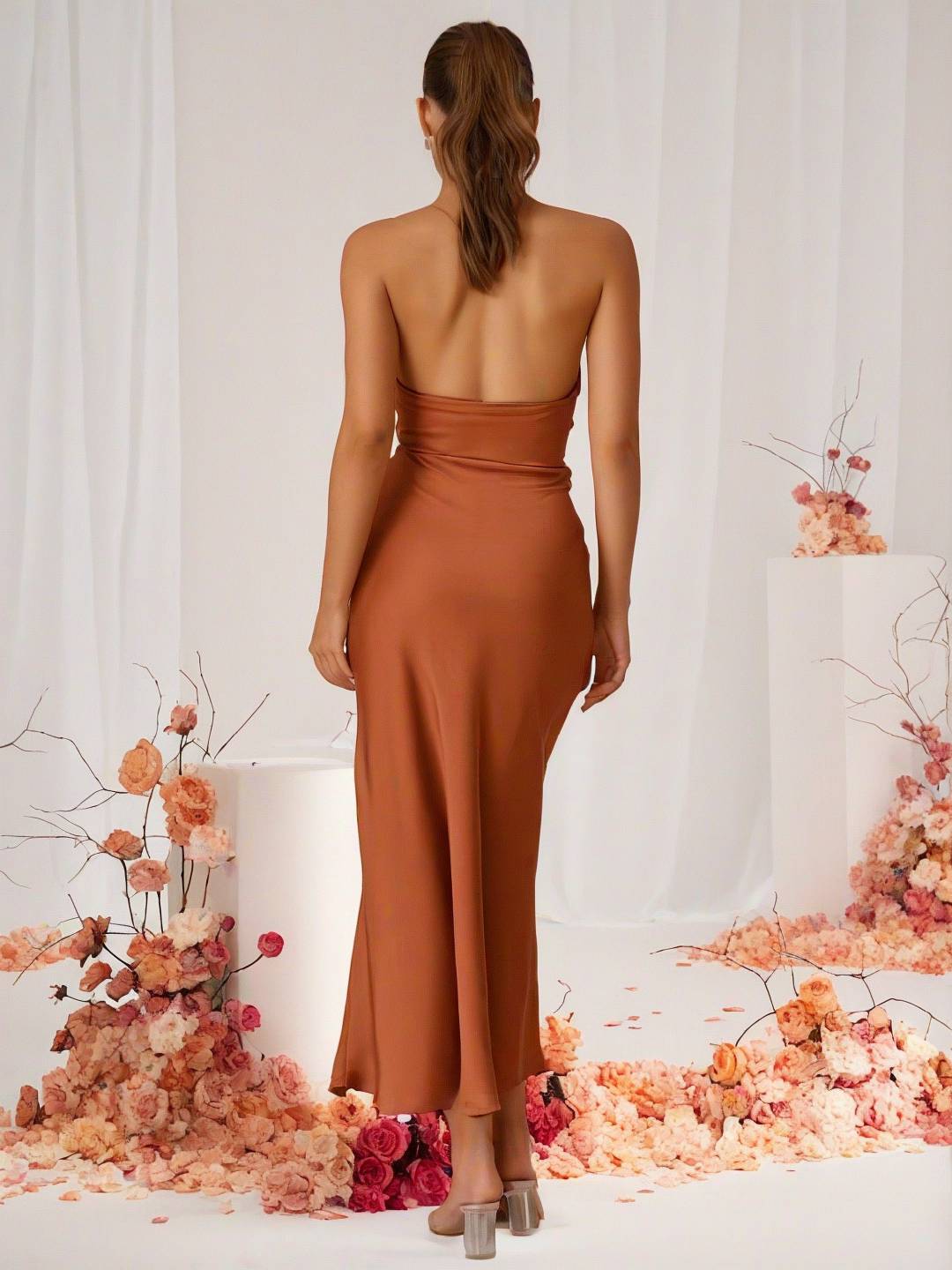 Women's Wrap Wedding Guest Dress | Midi