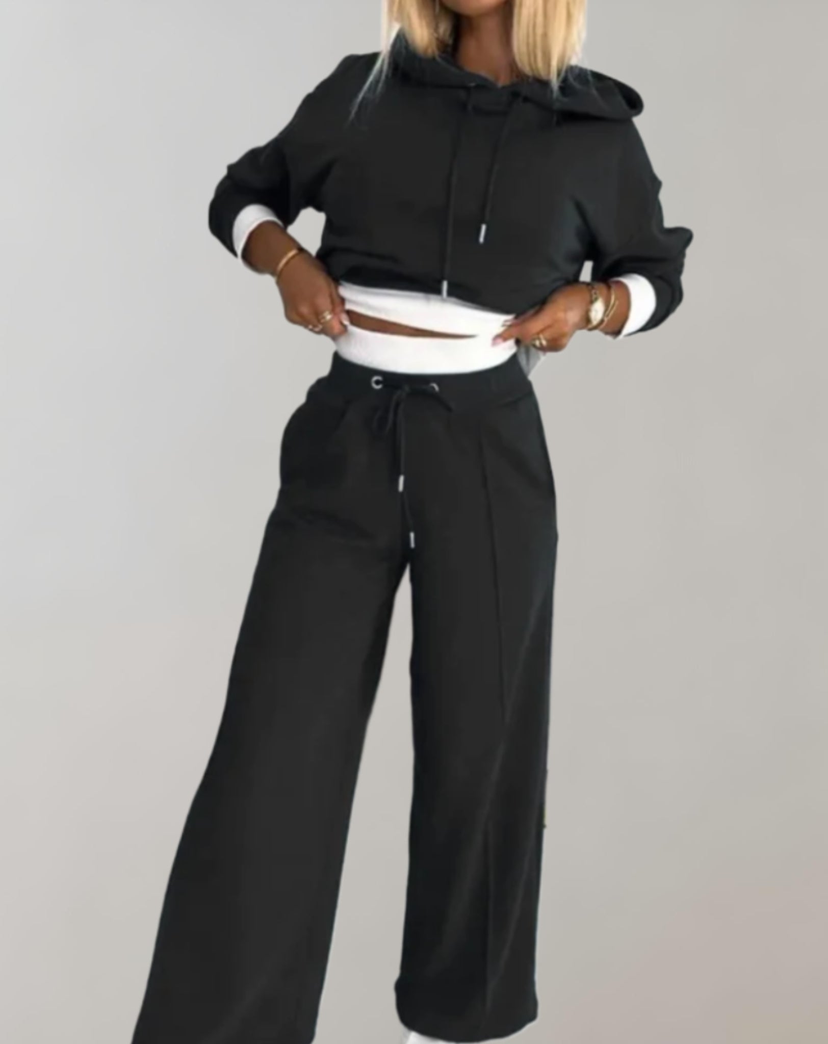 Women's Two Piece Hoodie and Pants Set | Tracksuit