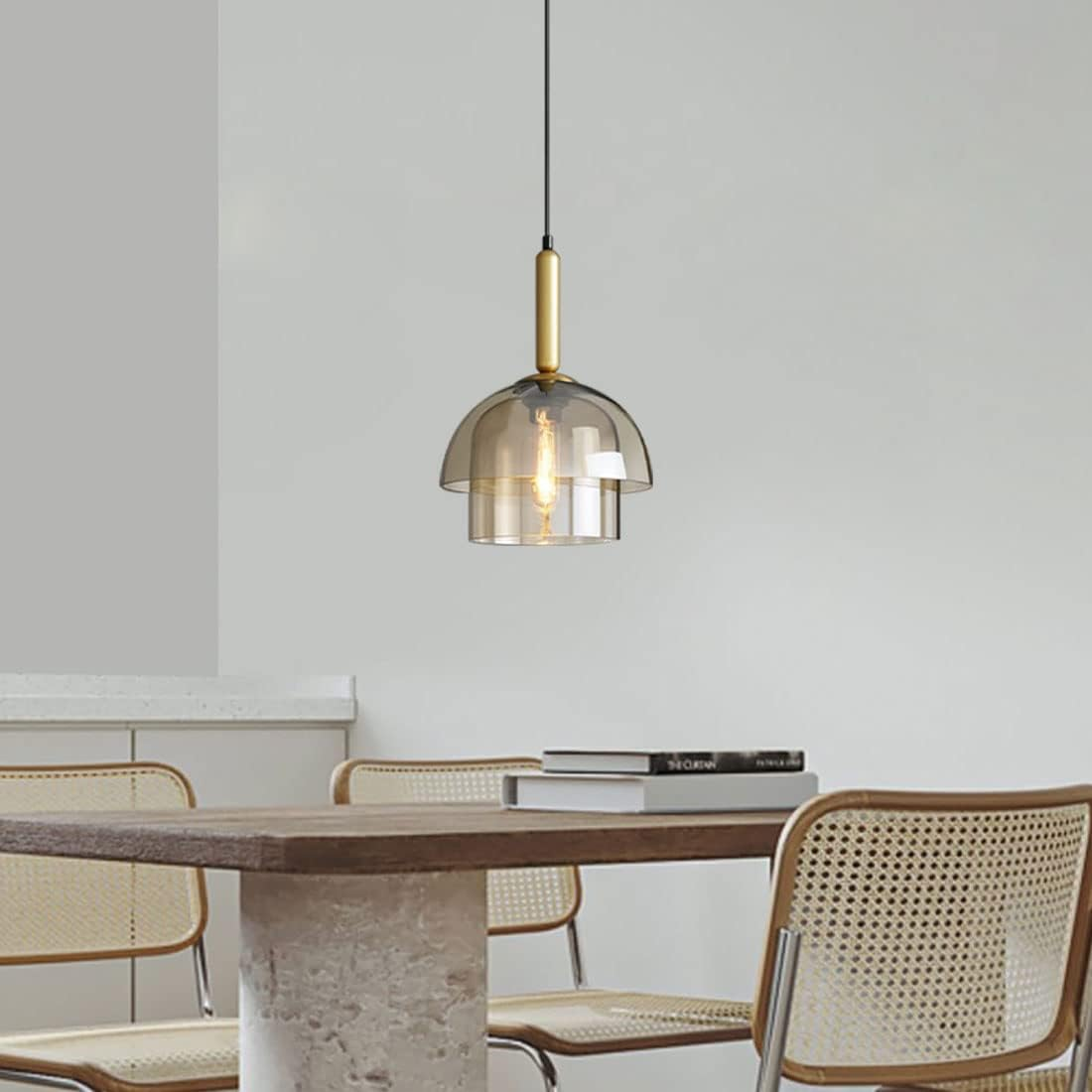 Elegant Clear Glass Globe Pendant Lights