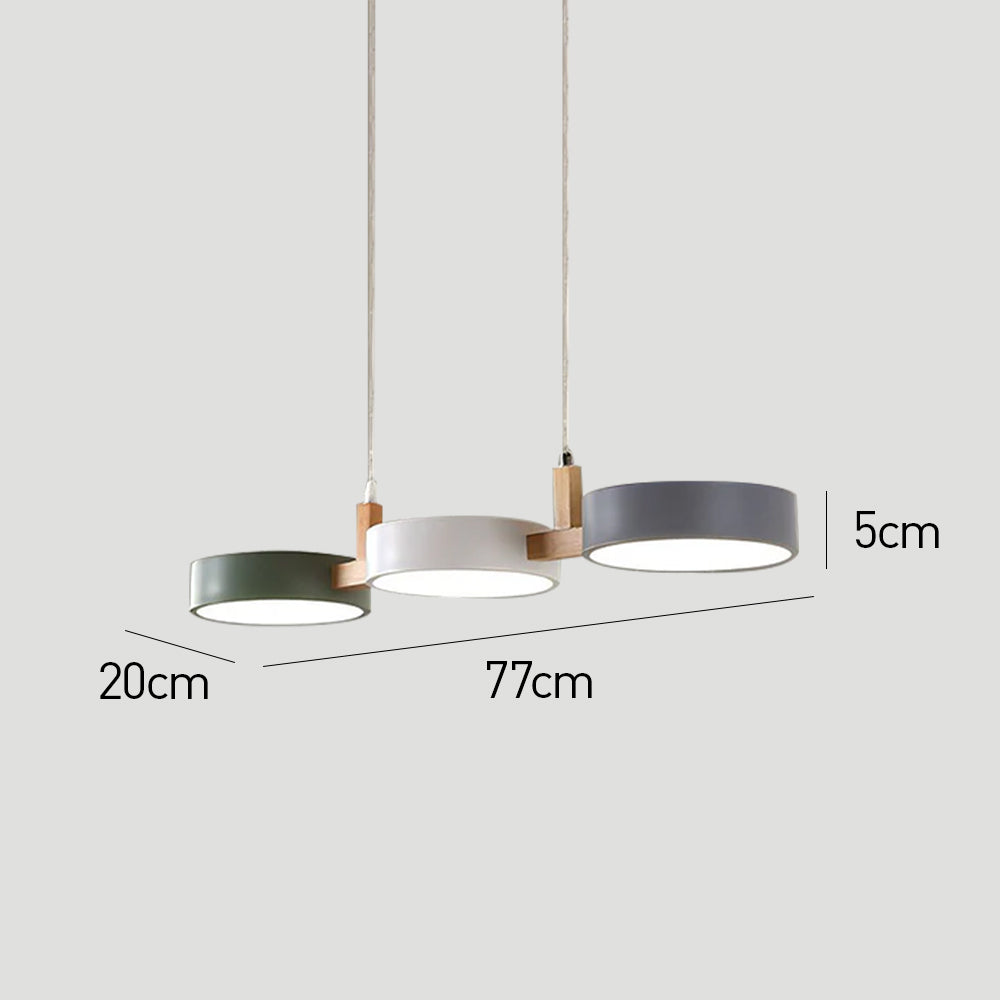 Sleek Geometry Multi-Pendant Light