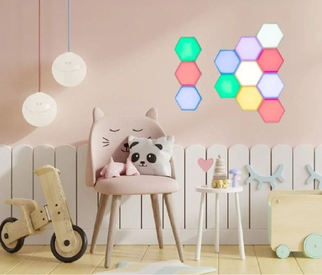 Touch-Responsive Rhythm LED Wall Light Panels