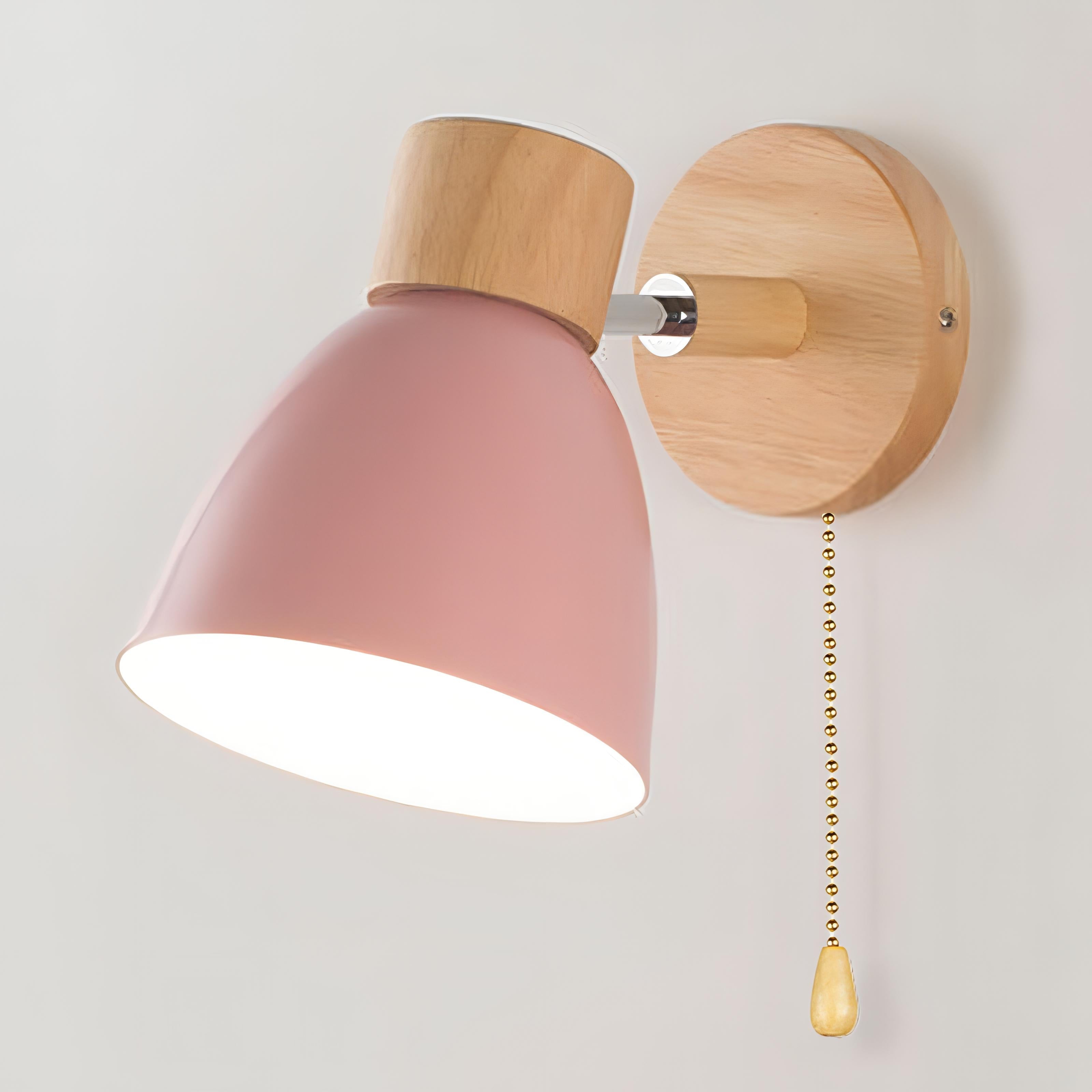 Scandinavian Wall Lights with Pull Switch