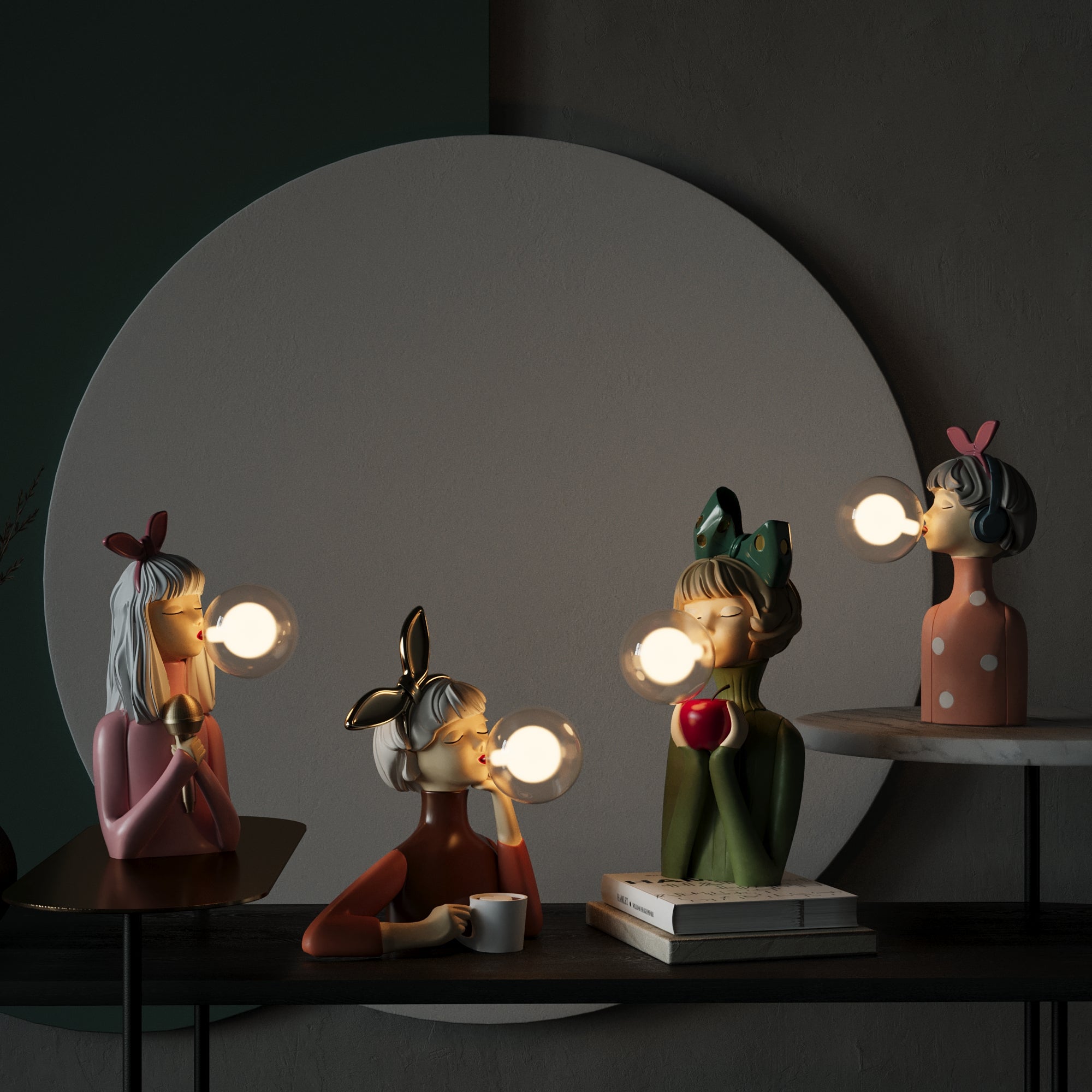 Elegant Table Lamp with Unique Design